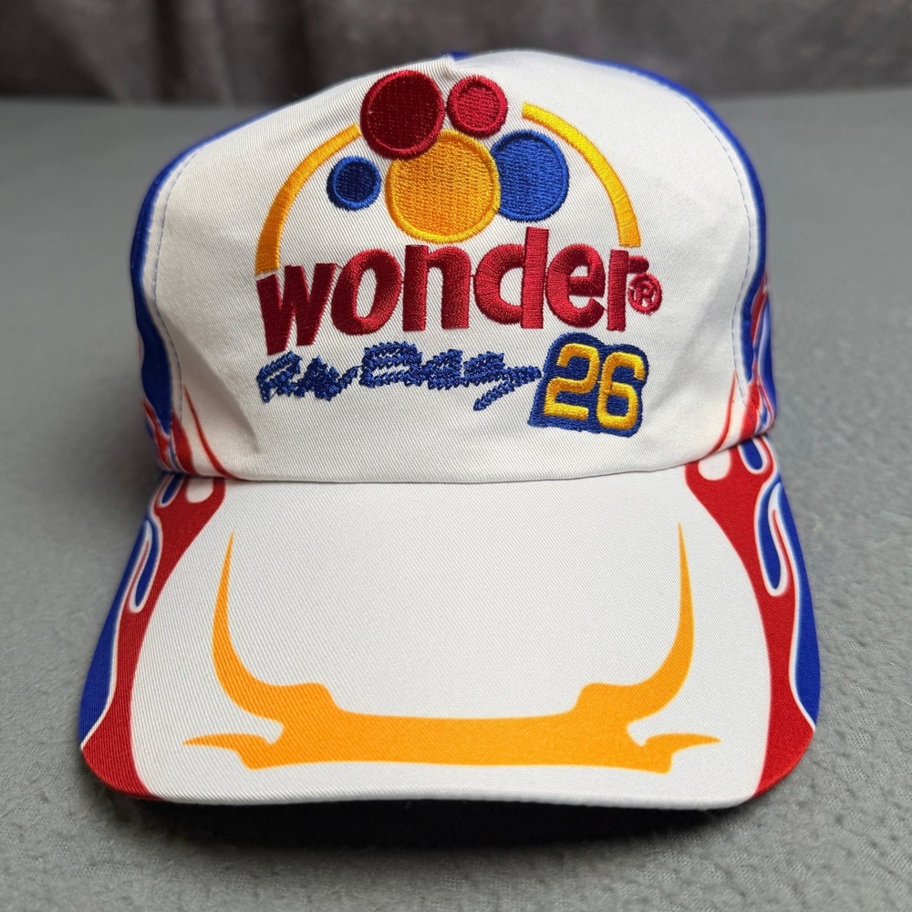 Wonder Bread Racing 26 Snapback Hat Ricky Bobby Talladega Nights Blue White